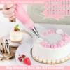 my-11134207-7rasg-mbw1z4upo0ied9.webp 138 Piece PINK Baking Kit Complete Cake Decorating Set Russian Nozzles Silicone Bags Tools