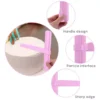 Adjustable Cake Scraper   Blue   Pink Icing Smoother for Perfect Cakes  Cake Decorating