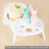 Cream Holder Stand   Cake Transfer Tray Set Dessert Display for Cupcakes   Pastries Bakery Essential
