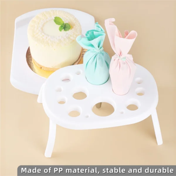 Cream Holder Stand   Cake Transfer Tray Set Dessert Display for Cupcakes   Pastries Bakery Essential