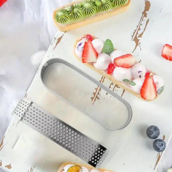 my-11134207-7rasi-ma0tw70z0u7962.webp 1pcs Stainless Steel Pastry Rings Oval Cake Molds for Mousse Biscuit Baking DIY Dessert Molds