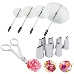 my-11134207-7rasl-mbz020j6rionf4.webp 12PCS Rose Nozzles Decorating Set Professional Buttercream Tools for Cakes Cupcakes Cake Decorating