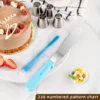 238 Piece Ultimate Blue Baking Set Cake Decorating Tools Set Piping Tips Fondant Tools Complete Kit