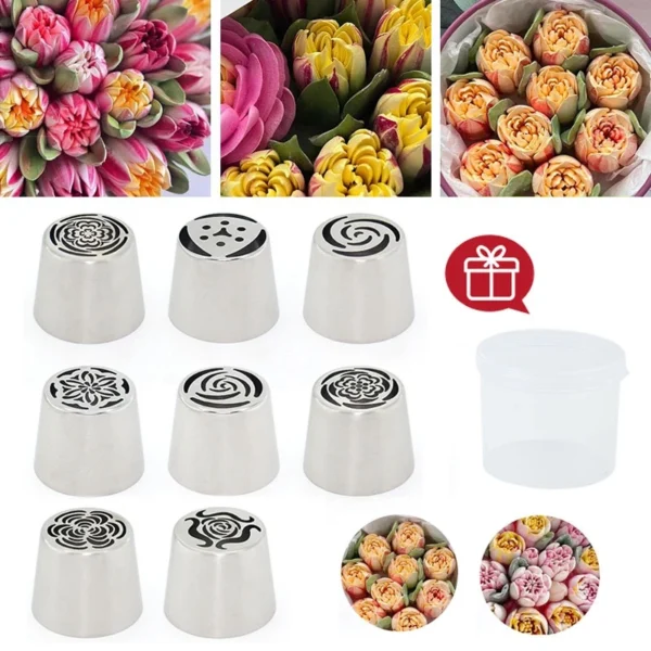my-11134207-820l6-mfkuhhikewi043.webp 1PCS Large Russian Piping Nozzle Tips for Cake Nozzles for Buttercream Flower Decorating Easy to Use