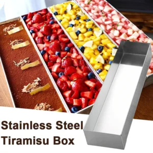 Stainless Steel Tiramisu Box Activity Edge Detachable Cheesecake Pan Professional Baking Mould
