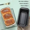 Non Stick Toast Cake Mold Rectangle Carbon Steel bread box baking pan Oven Baking Tray