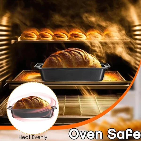 Non Stick Toast Cake Mold Rectangle Carbon Steel bread box baking pan Oven Baking Tray