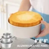 sg-11134201-7rfif-m9o6h1fyro3kc3.webp Round Cake Mould with Removable Bottom Aluminum Alloy Set