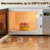 50PCS Aluminium Foil Cake Box with Cap Reusable Baking Pudding Cake Mould Air Fryer Cupcake Cup