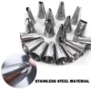 34PCS DIY Cake Decorating Set 24PCS Piping Nozzles EVA Buttercream Piping Bag Complete Baking Tools