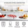 Stainless Steel Container Tiramisu Tray with Lid Cake Shaping Container Home Dessert Baking Tools
