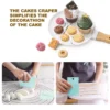 34PCS DIY Cake Decorating Set 24PCS Piping Nozzles EVA Buttercream Piping Bag Complete Baking Tools
