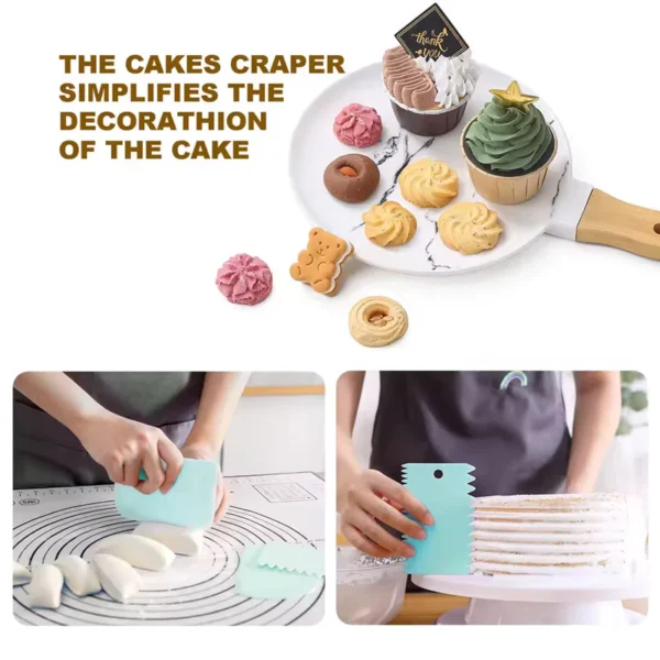 34PCS DIY Cake Decorating Set 24PCS Piping Nozzles EVA Buttercream Piping Bag Complete Baking Tools