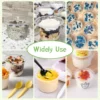 50PCS 150ml Transparent Plastic Dessert Cup Cake Cup with Lid Tiramisu Pudding Jelly