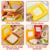 Sandwich Cutter and Sealer DIY Sandwich Cutting Tool for Kids Lunch Multiple Shape Baking Tools