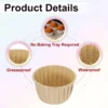 sg-11134201-82595-mftf06qi3rii1f.webp 50PCS Cupcake Cup with Cover Greaseproof Cupcake Liners Natural Colour Muffin Baking Cups for Party